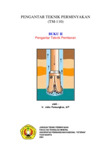 Buku IV Pengantar Teknik Perminyakan (TM-110), Buku II Pengantar Teknik ...